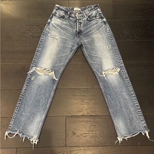MOUSSY Distressed Jeans sz 28 only worn twice